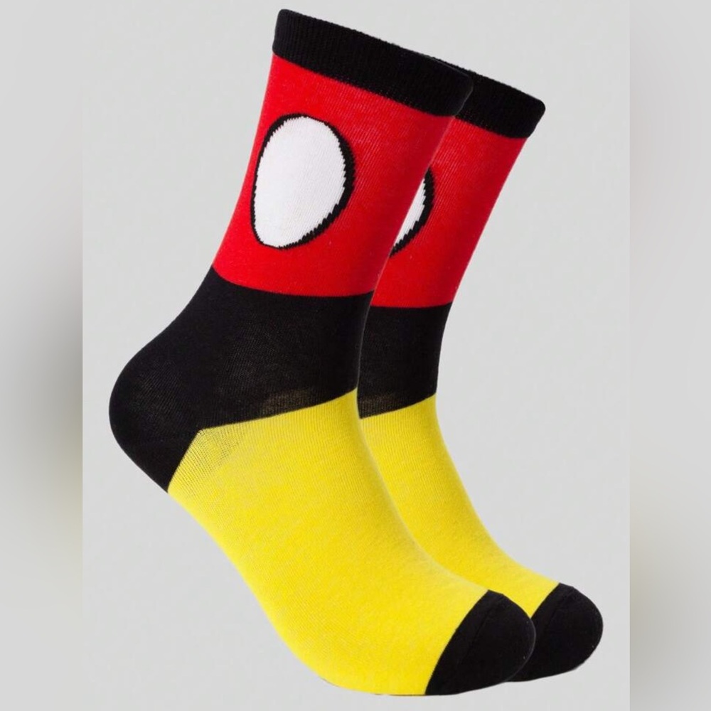•Classic Mickey• Graphic Unisex Mickey Mouse Crew Socks 3 for $21